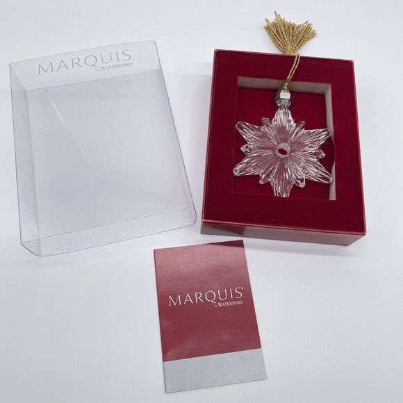 Marquis by Waterford Snowflake Lead Crystal Annual 2011 Ornament in Box - Picture 6 of 6
